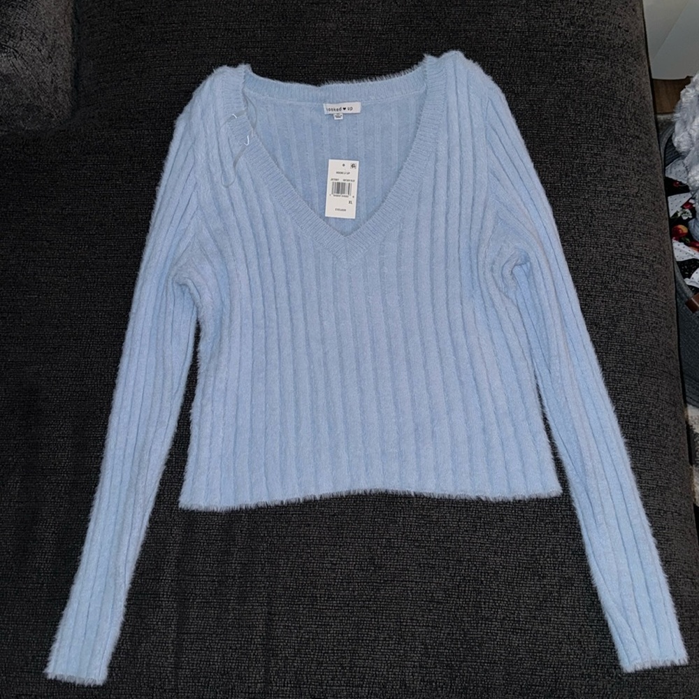 Blue sweater